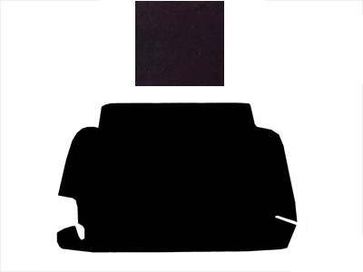 Kofferbak tapijt zwart 1200-1500